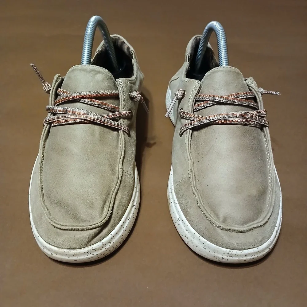Bobs From Skechers Shoes Womens Size 9 Skipper Casual Sneakers Beige Lace Up